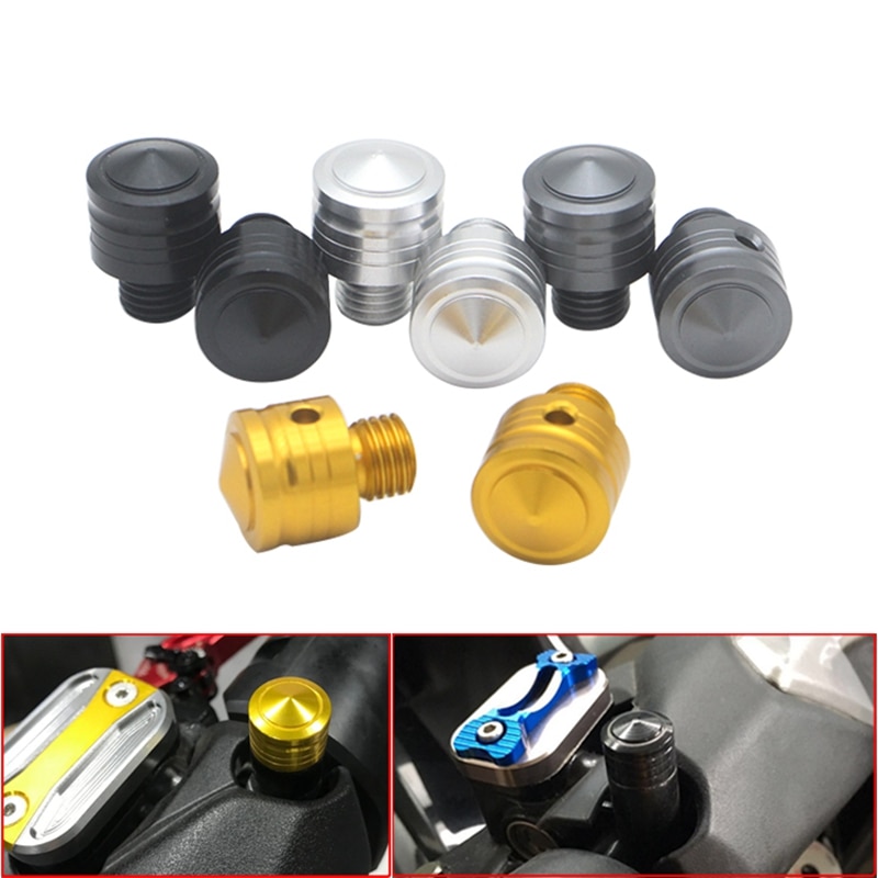 Rétroviseurs de moto adaptateur de rétroviseur latéral de moto boulons vis dans le sens des aiguilles d'une montre 10mm pour Honda Suzuki