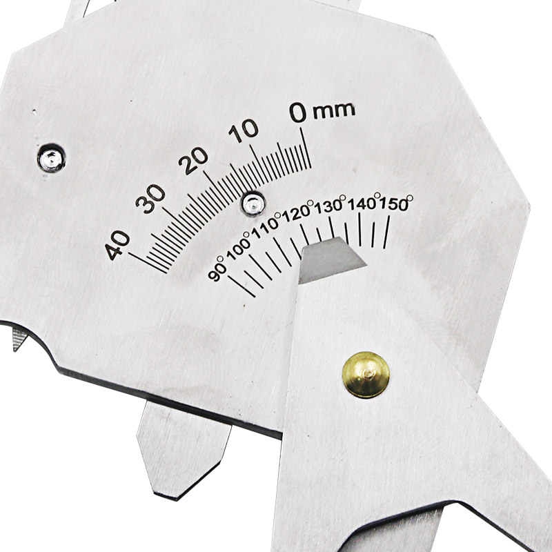 Calibro di saldatura misuratore di righello calibro di saldatura altezza del tallone saldatura cucitura spacco misura saldatura ispezione righello