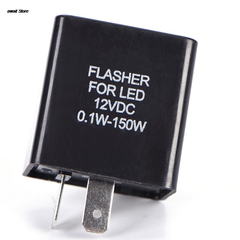 2 Pin Car Motorcycle LED Flasher Relay 12V Univers... – Grandado
