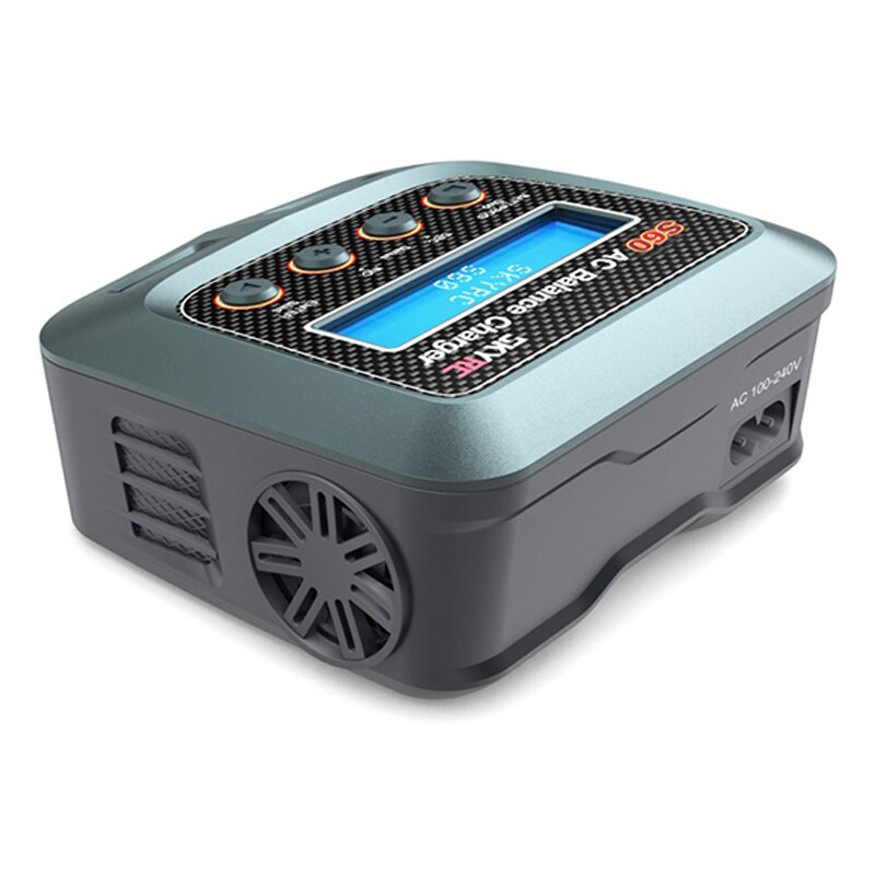 SKYRC S60 caricabatterie bilanciamento 6A 60W 10W scaricatore per LiHV LiPo Li-ion LiFe NiMH NiCD Pb batteria AGM modalità fredde