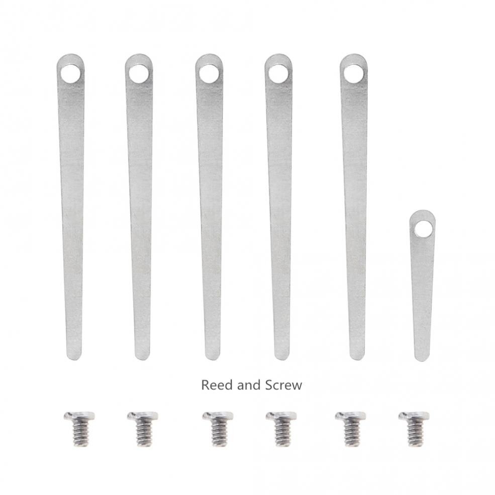 58 Stks/partij Klarinet Reparatie Onderdelen Set Compleet Gereedschap Klarinet Geluid Gat Mat Pad Roller Reed Schroeven Wind Instrument Reparatie Kit