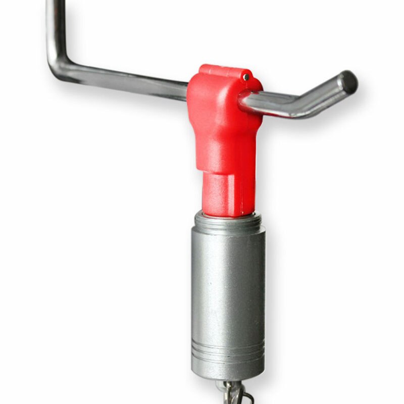 (100Pcs + 1Pc) Retail Beveiliging Winkel Stop Lock En Ontkoppelaar, voor Stem &amp; Peg Display Haken Anti-Diefstal Anti Sweep