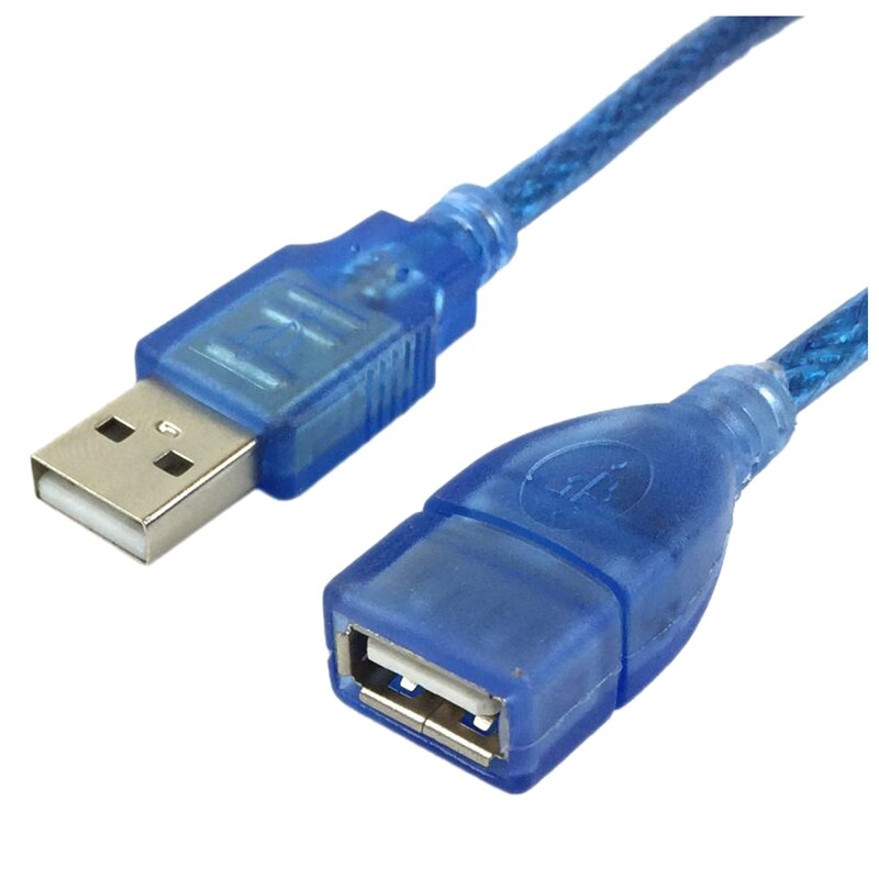 USB Extension Data Cable 2.0 A Male to A Female Long Cord for Computer