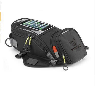 Motorrad Panzer tasche öl kraftstoff tasche Magnet Radfahrer Oxford wasserdichte sattel tasche gepäck Briefkasten tasche reit tasche motorrad tasche: grau