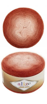 Alize Angora Goud Ombre Matik Garen 150 Gr-825 Mt 20% Wol-80% Acryl Breien Haak Breinaalden Vest-beanie-Trui: 7361