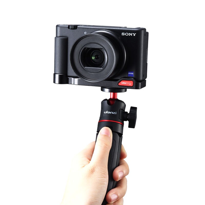 UURig R054 Metal Bottom Plate for Sony ZV1 DSLR Camera Accessories Extend Cold Shoe 1/4'' Screw Support Vertical shot