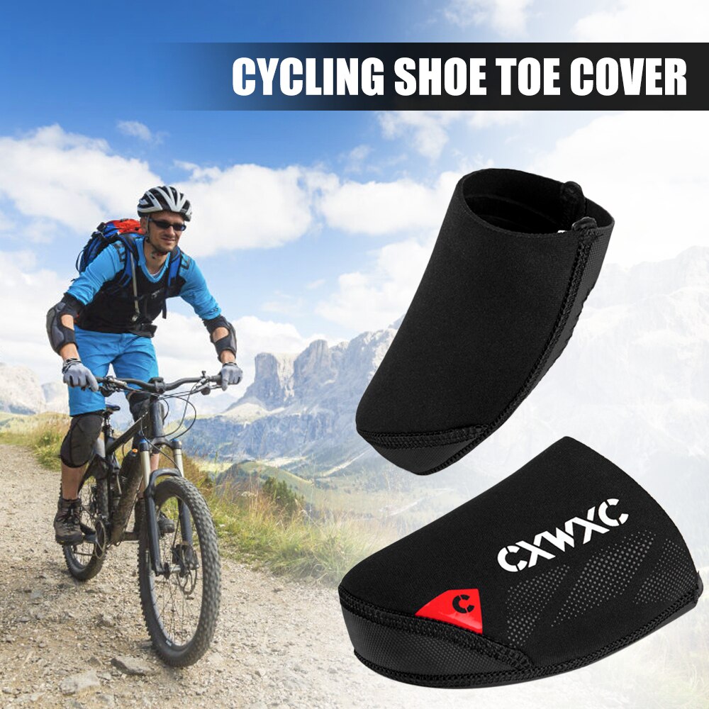 Sykkel oversko vanntett vindtett mtb sykkel sko dekke sykling halv fot reflekterende regn vindtett sykkel sko dekker