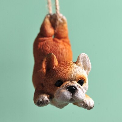 Schattige katten honden teddy schommel dier boom hanger hangende decoratie kawaii verjaardag kinderspeelgoed feeëntuin miniaturen huisdecoratie