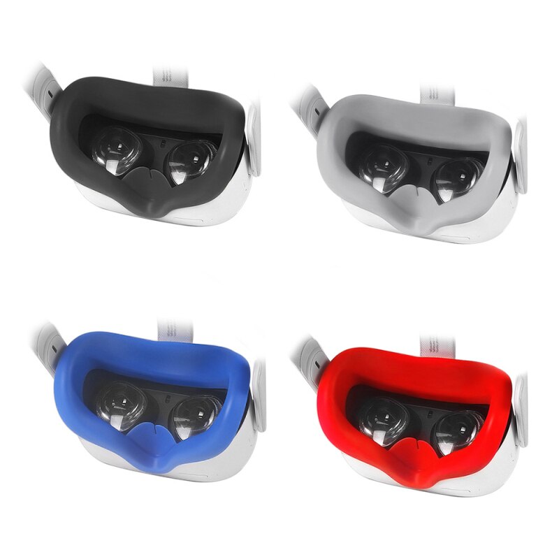 Eye Mask Cover Voor Oculus Quest 2 Vr Bril Siliconen Transpiratie Licht Blokkeren Eye Pad Vervanging Masker Voor Oculus Quest 2