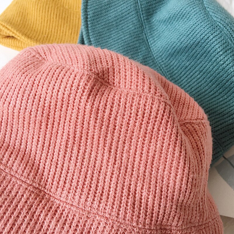 Baby höst hattar för barn barn stickad pojke mössa baby flickor hatt barn fiskarhatt baby huva söt