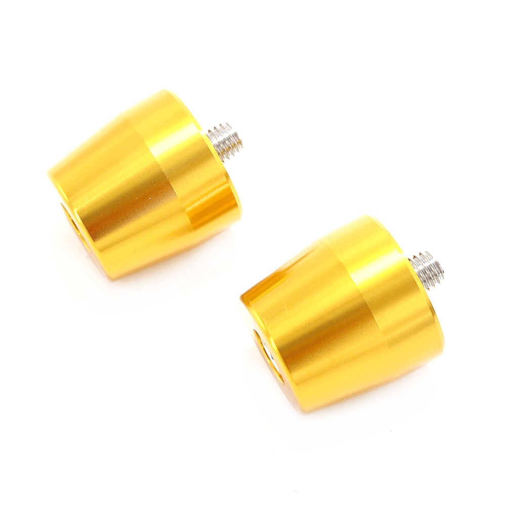 Empuñaduras de manillar para motocicleta KAWASAKI ER6N, ER6F, Z250, Z300, Z650, Z750, Z800, Z900, Z1000, extremos de barra, tapa deslizante, accesorios CNC: Oro