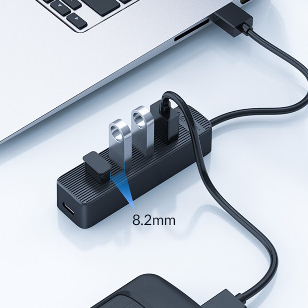 ORICO High Speed USB 3.0 Hub USB HUB 3.0 Multi USB Splitter Adapter 7 Port Multiple Extender Hub with Switch for Window Linux PC