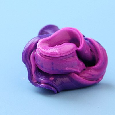 Temperaturkontrol hånd temperaturændring skifter farve slim kit let plasticine mudder doh legetøj børn: Lilla lyserød