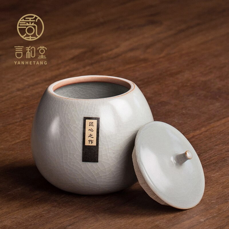 Keramische Pot Thee Opslag Container Organizer Koffie Container Opslag Thee Bus Keramische Caja Para Te Thee Container BA6