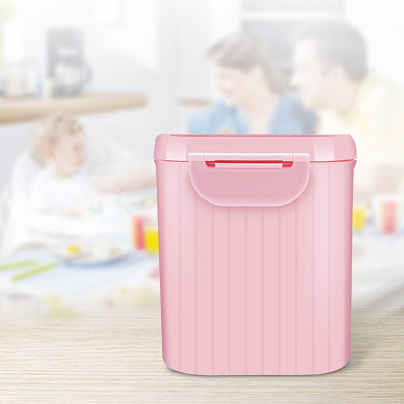 Bebé de almacenamiento de alimentos de bebé, almacenamiento de leche en polvo fórmula dispensador de recipientes contenedor de comida tanque de plástico de PP de una sola capa