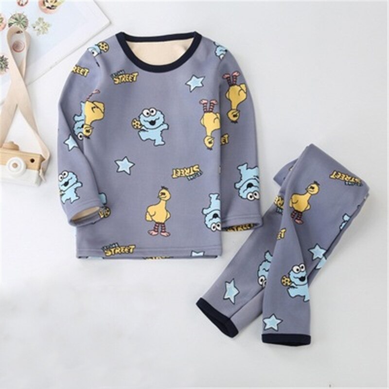 Vêtements d'hiver de haute technologie pour enfants, sous-vêtements jeans longs sans couture pour garçons et filles, vêtements d'automne et d'hiver