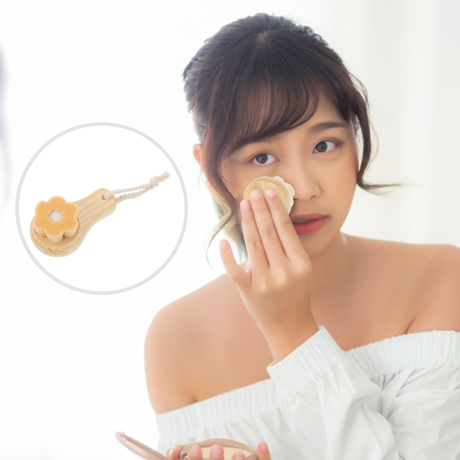 Manual Facial Brush Face Cleaning Brush Supple Face Brush Face Washing Machine