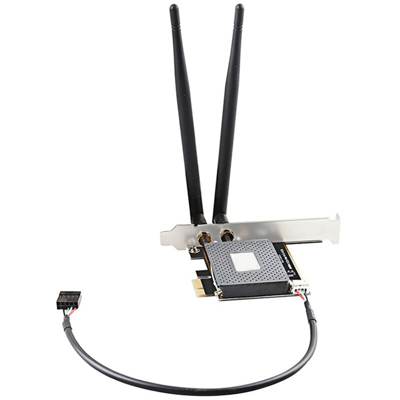 MINI PCIE Desktop Wifi Adapter PCI-E X1 Wireless WiFi Network Adapter Converter Card Support Bluetooth for PC: Default Title