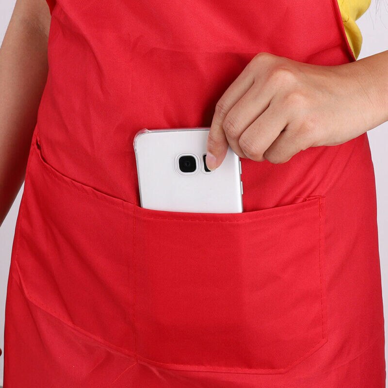 Simple PVC Apron for woman Brief Style Apron For Cleaning Cartoon Cute Waterproof Cooking Baking Kitchen Apron