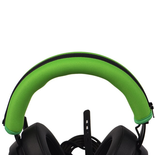 Kutou korvatyynyt razer kraken pro  v2 korvatyynyä kraken 7.1 v2 korvatyynyä pehmuste korvakupit varaosat kuulokkeiden vaahtomuovityyny: Vihreä pääpanta