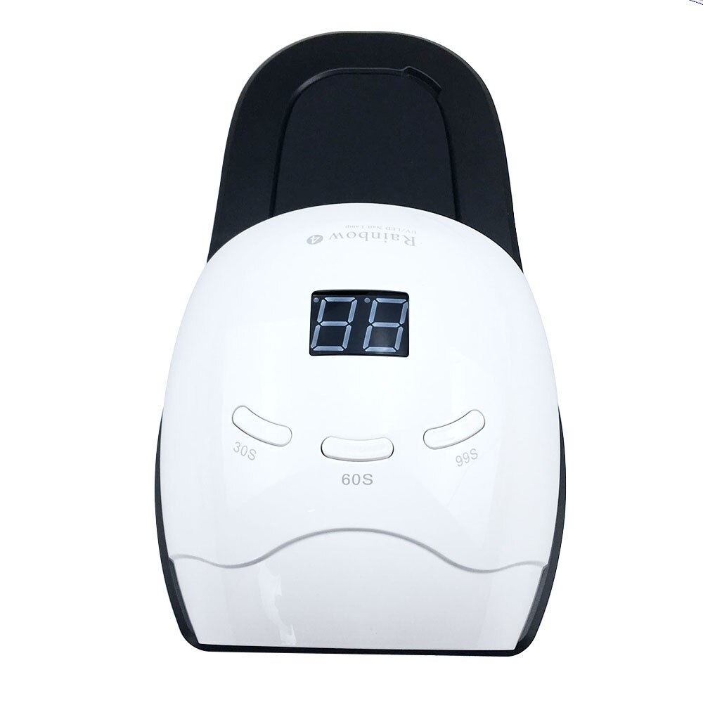 Rainbow4-Lámpara híbrida, lámpara UV de 48W para secado de esmalte de uñas en gel, pantalla LCD, accesorios para manicura