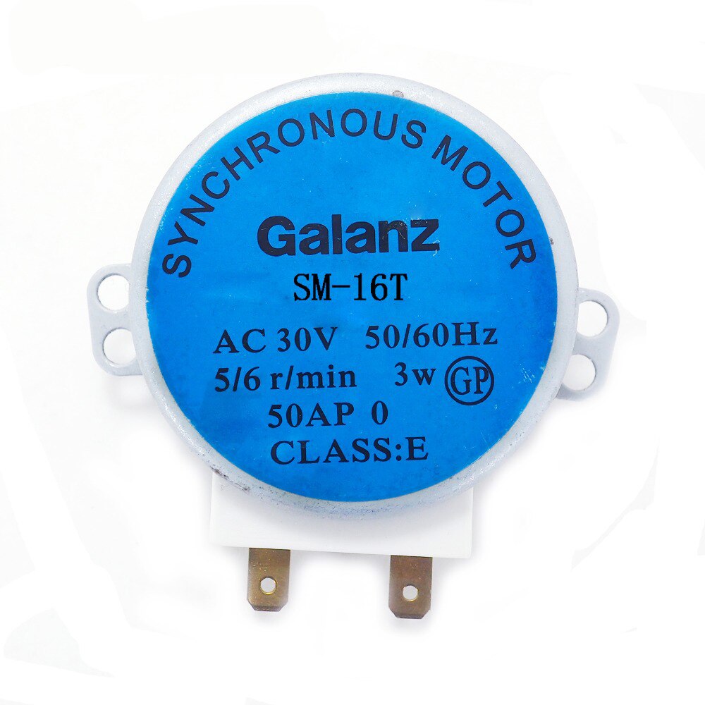Mini mikrobølge drejeskive drejebords motor synkron motor  sm16t ac30v til galanz mikroovn 220v 240v tyj 50-8 a 7 alarmsystem
