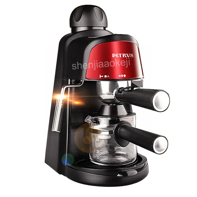 Cafetera semiautomática italiana Americana para el hogar, máquina de café a vapor a presión comercial PE3800, 220v, 800w, 1 unidad
