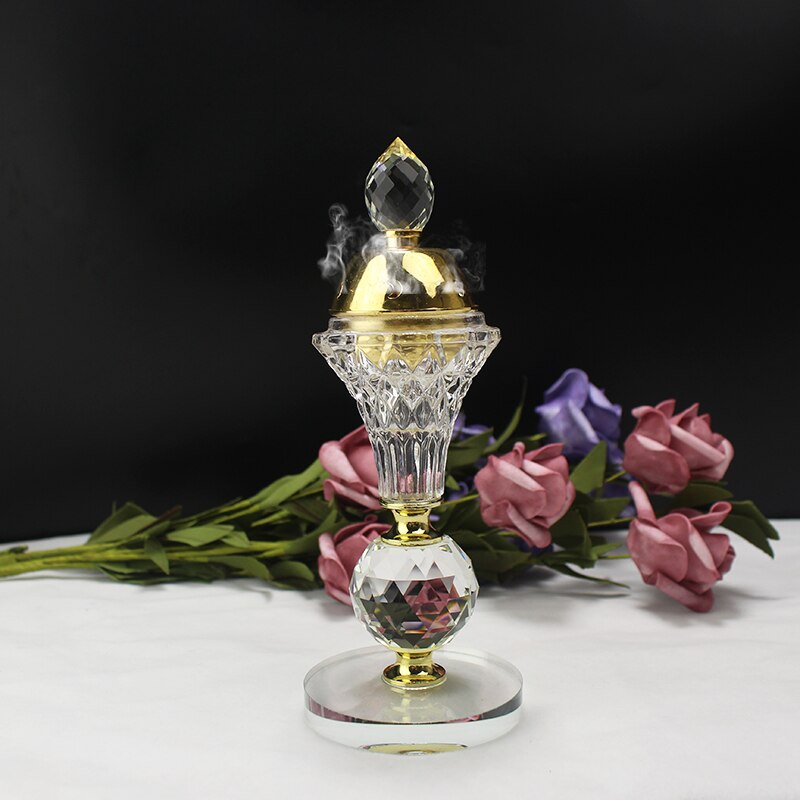 Arabische stijl 2 in kristallen kaarsenhouder wierookbranderstandaard huisdecoratie