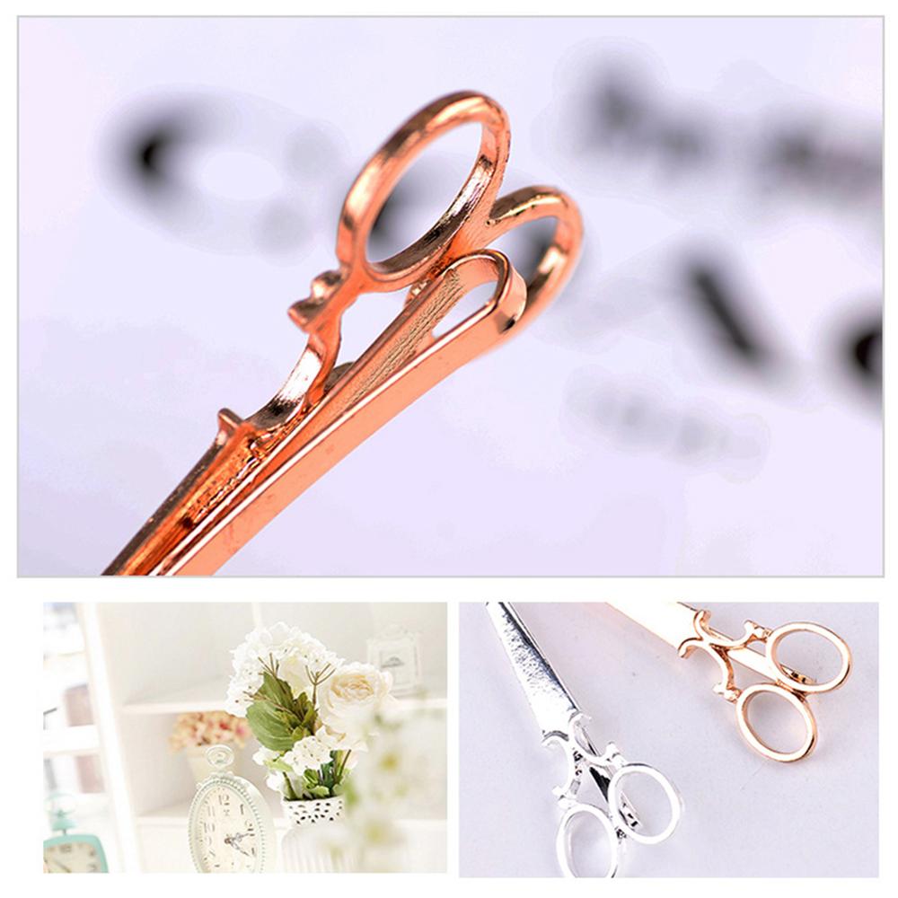 Chic Retro Golden Silvery Scissors Shape Hairclip Hair Pin Headwear Girl Barrette Female Kids Hair Accessories