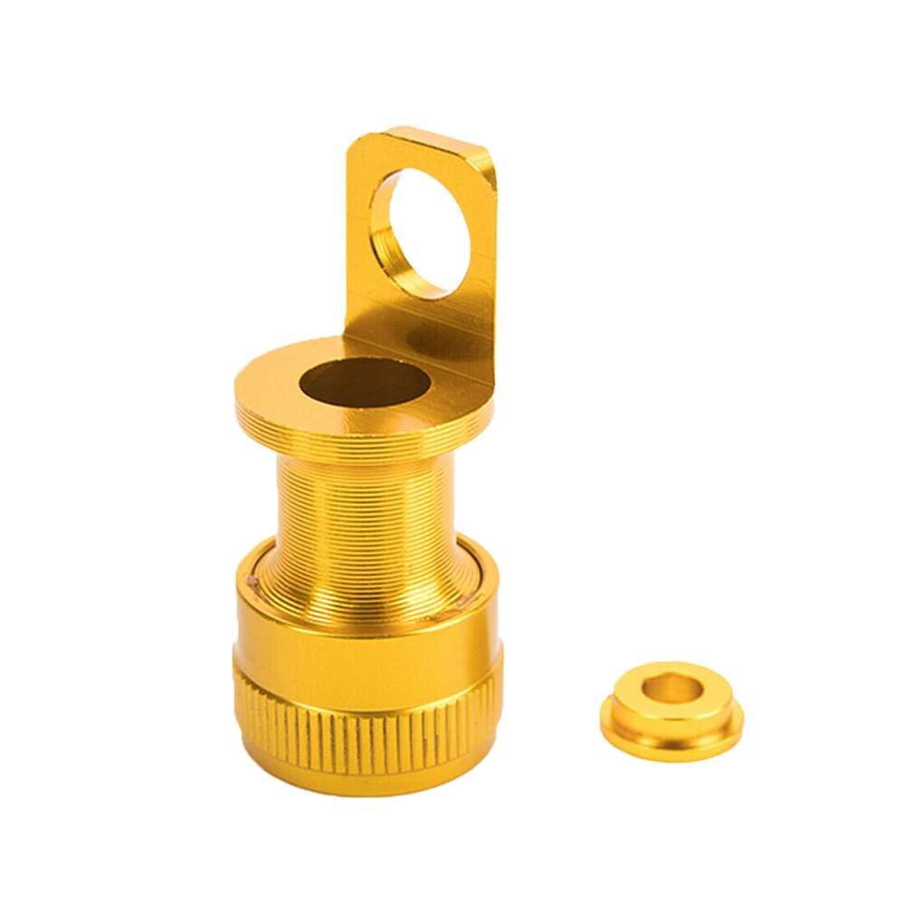 Fiets Pakking Pedaal Aluminium Quick Met Release Houder Fiets Mks Pedaal Snelsluiting Voor Brompton: YELLOW