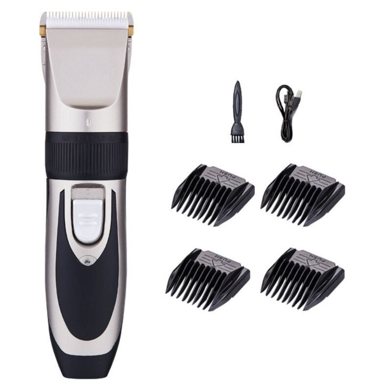Electric Pet Hair Clippers Dog Fur Trimmer Grooming Hairdresser Kit Rechargeable Cordless Haircut Machine: A