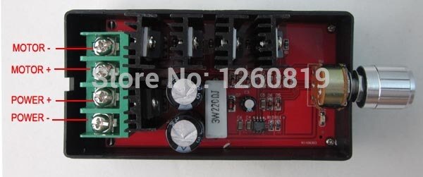 Dc motor varvtalsreglering 30a amp 9-28v volt pwm max 800w