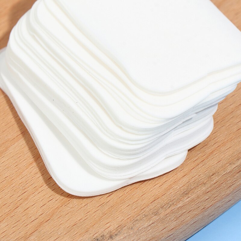 100Pcs 5.6*3.6cm Disinfecting Paper Soaps Washing Hand Mini Disposable Scented Slice Sheets Foaming Soap Case Paper