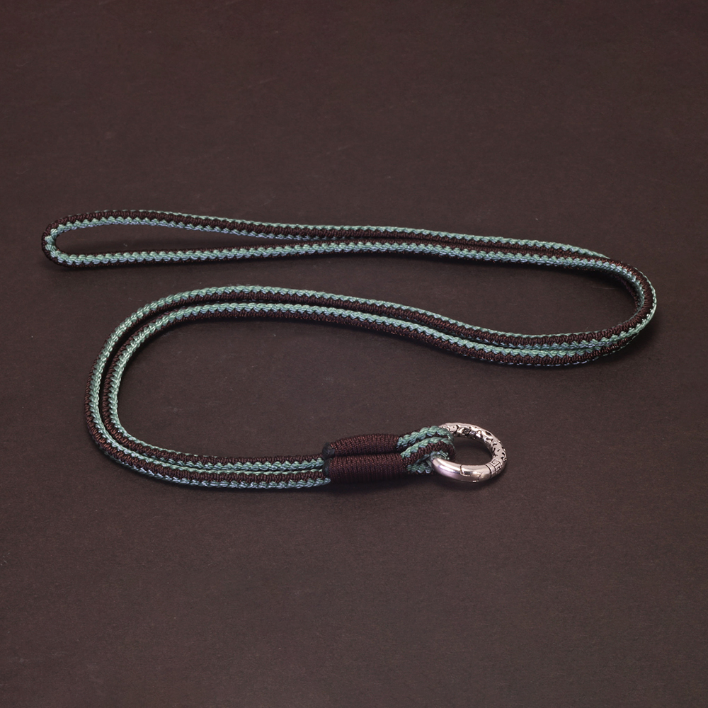 3mm geflochtene Baumwoll schnur Kette Männer Frauen 925 Sterling Silber Verschluss hohle runde Seil Halskette Schmuck Zubehör: Fluoreszierende Grün / 50cm
