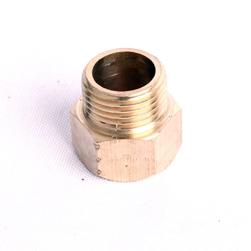 2pcs Inner Diameter 22mm to 1/2 Inch Male Thread Brass Converter Connector Green Thumb Copper Fitting