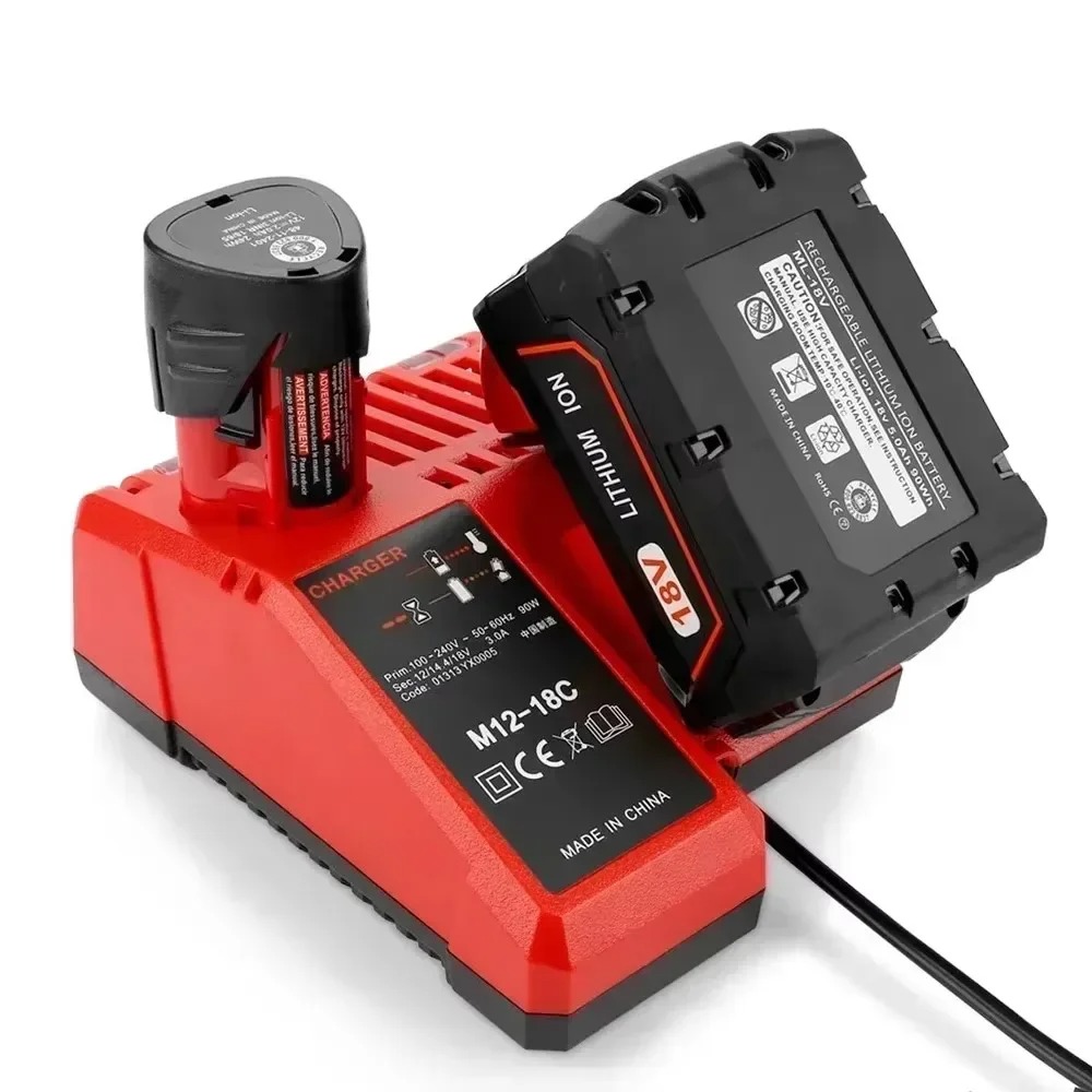 For Milwaukee M18 18V 9Ah 12000mAh 18650 Lithium Replacement Battery For Milwaukee 48-11-1860 48-11-1850 48-11-1840 Tool Battery