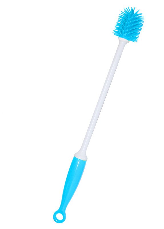 Garrafa de leite escova design exclusivo garrafas de bebê esfregando ferramenta de limpeza de silicone cozinha cleaner frasco de bebê cabeça redonda escova: B