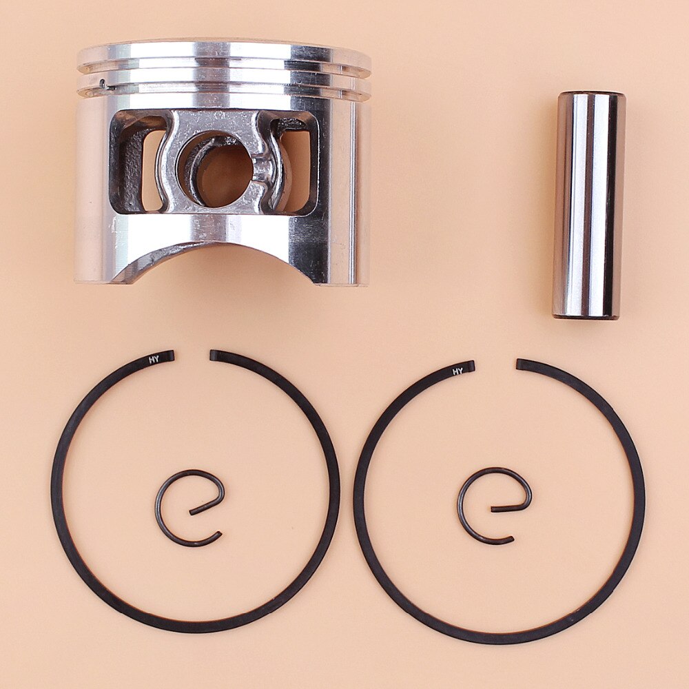 Motorsav stempel kit 45mm til kinesisk 5200 52cc g5200 gas cylinder motor motor m/ pin ringe låser reservedele