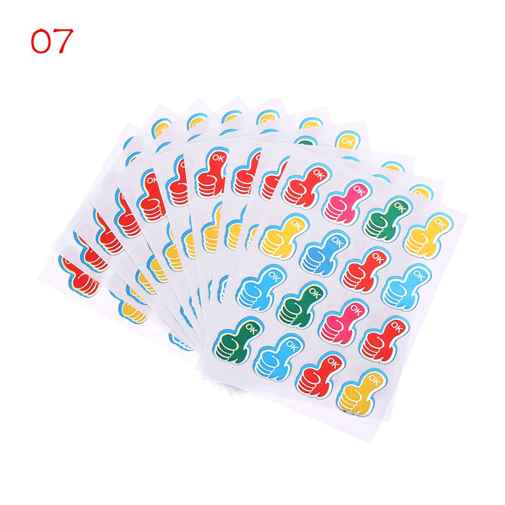 10 Sheet Distinguish Label Stickers Self-Adhesive Blank Number Package Tag Diamond Painting Vintage Stickers Sewing Accessory: 10 Sheets-F
