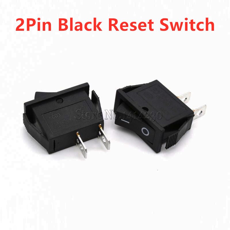 Kcd 3 vippekontakt 16a 250v 20a 125 vac 2 pin /3 pin on-off on-off -on 2 / 3 position kcd 3-102/n 15*32mm power switch reset switch: 2 pin nulstilling