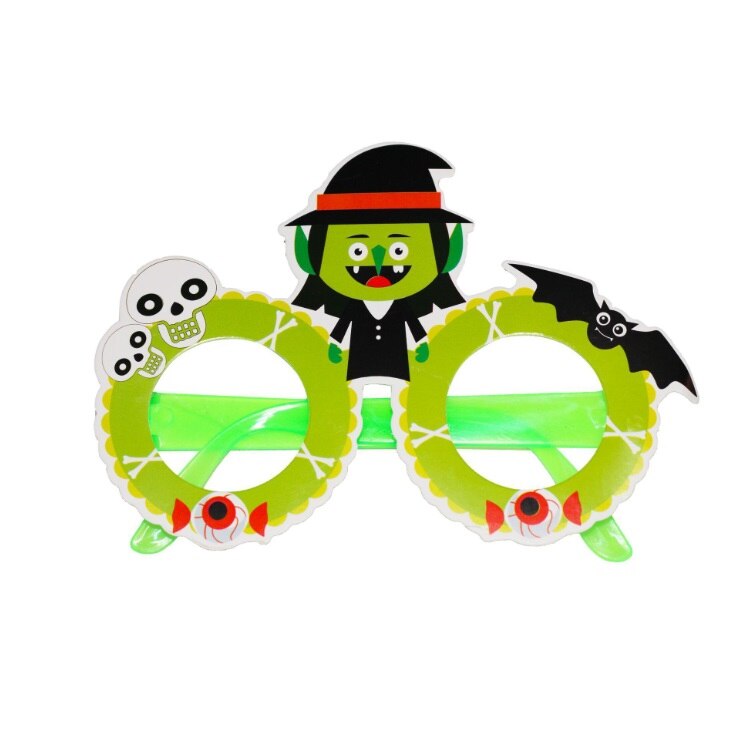 12PCS Christmas Halloween Children's Decoration Glasses Party Glasses Costume Party Eyeglasses for Baby Boys Girls: Green elves