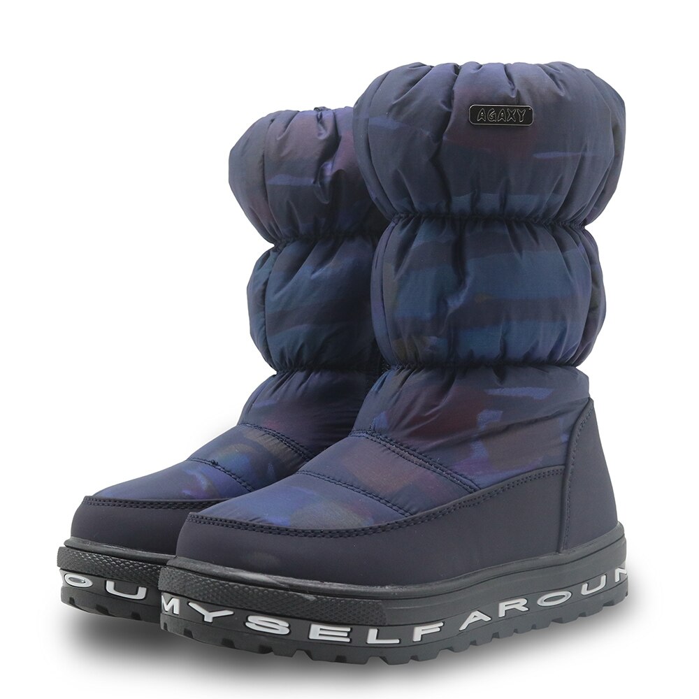 Apakowa Winter Kinderen Schoenen Meisjes Snowboots Warme Wollen Voering Waterdichte Antislip Pluche Laarzen Voor Meisjes Kids schoenen