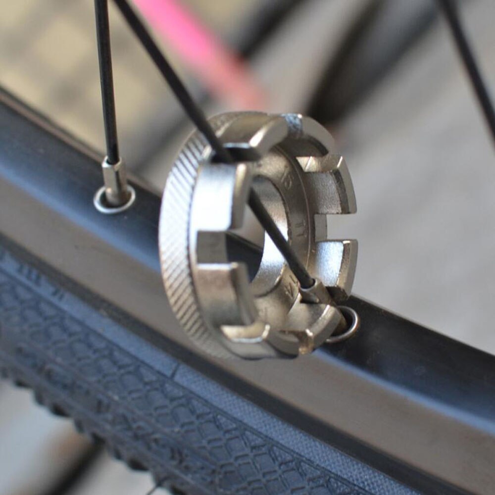 Cykel eger skruenøgle værktøj 8 vejs eger nøgle nøgle cykel cykel hjul fælg skruenøgle reparation værktøj tilbehør cykel værktøj