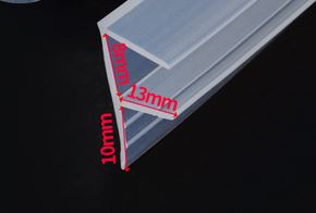 5 M F U H Vorm Glazen Deur Afdichtingen Silicone Rubber Douche Deur Vensterglas Seal Strip afdichting Raam Deur: F 8MM
