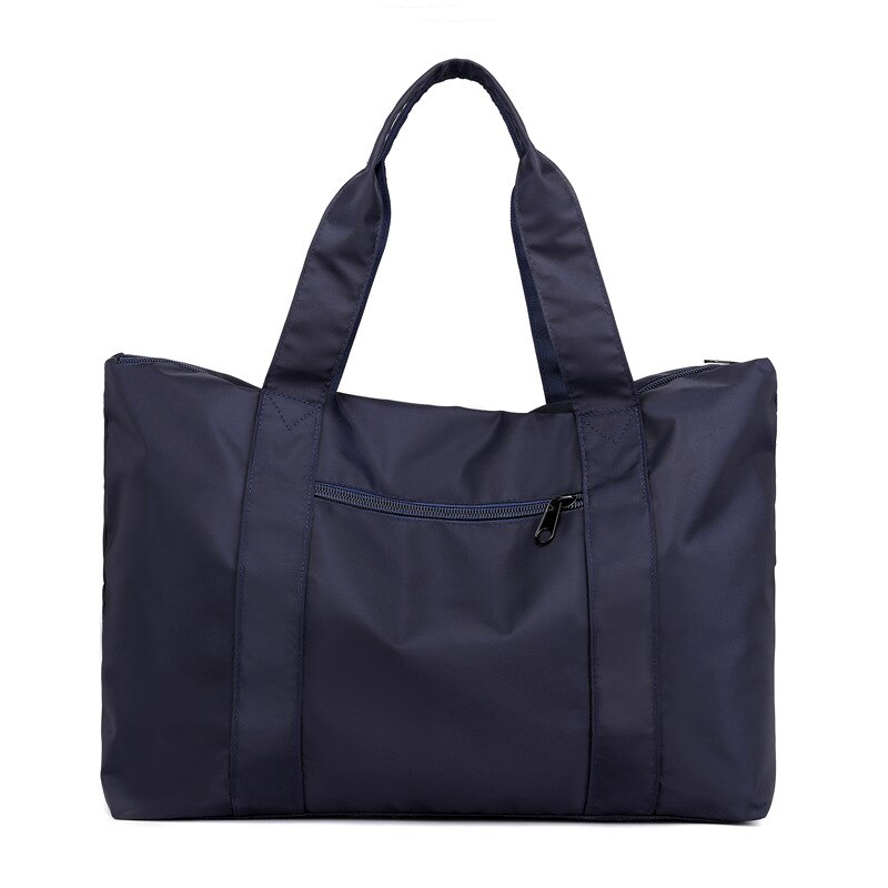 Sac de chariot de loisirs imperméable à l'eau sac de voyage à main pour femme portable grande capacité bagages à courte distance sac momie: blue