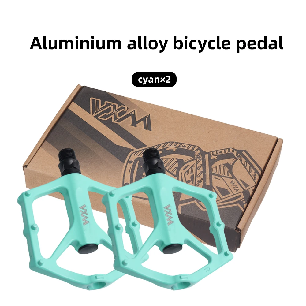 Pedales de bicicleta ultraligeros 2DU, accesorios de piezas de bicicleta de plataforma plana para ciclismo de carretera bmx Mtb: Azul