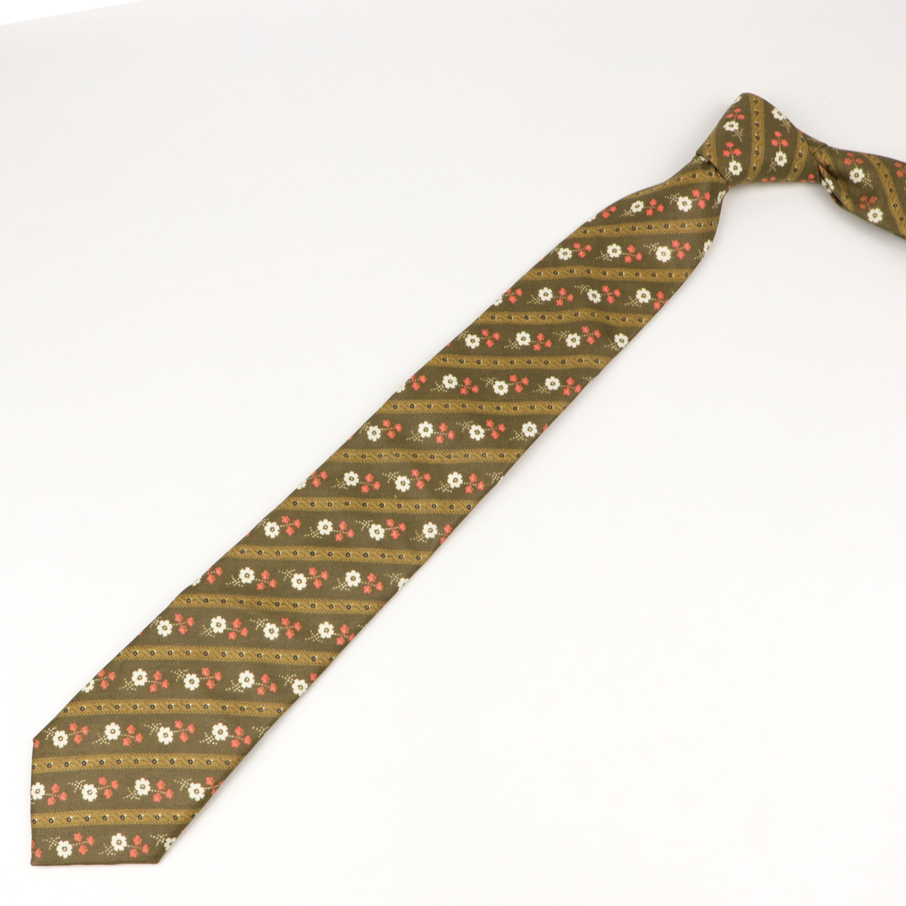 Cravates en coton Rose imprimé | Fleur, largeur 7cm, cravate étroite, cravate Cravat décontracté, fête, cravate de cou
