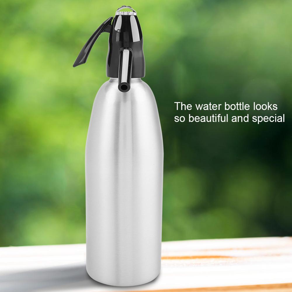 1L Soda Siphon CO2 Dispenser Water Bottle Cup Generator Soda Maker Cool Drink Cocktail Soda Machines with Pressure Regulator