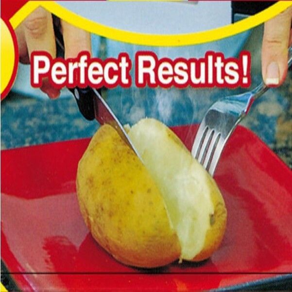 1/2 Uds. Bolsa para horno microondas, cocina de patatas, patatas al horno, patatas para cocinar en microondas, accesorios de cocina rápidos, utensilios de cocina