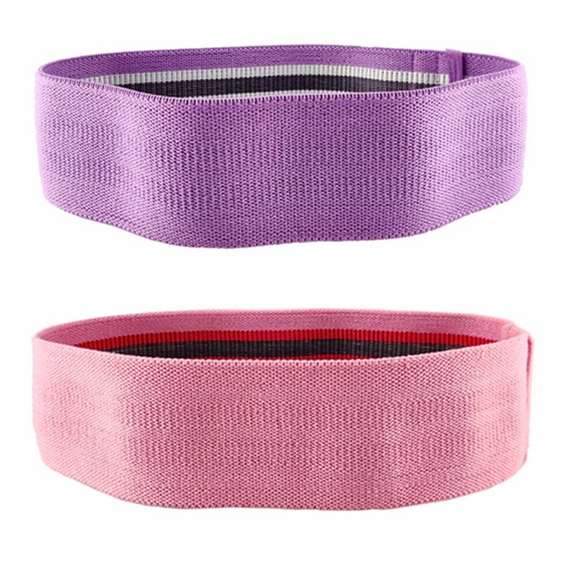 ! Resistance Bands Booty Hip Leg Exercise Elastic Training Fitness Workout No-Roll Up Circle Band Bands Gym Yoga Stretching